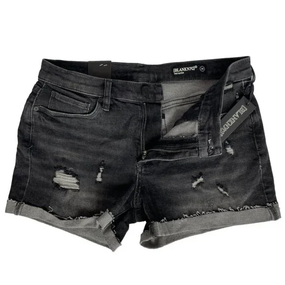 BlankNYC The Fulton Roll Up Shorts - Picture 3 of 13